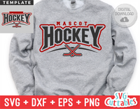 Hockey Template 0012 | SVG Cut File
