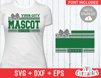 Cheer svg Template 0012, svg cut file