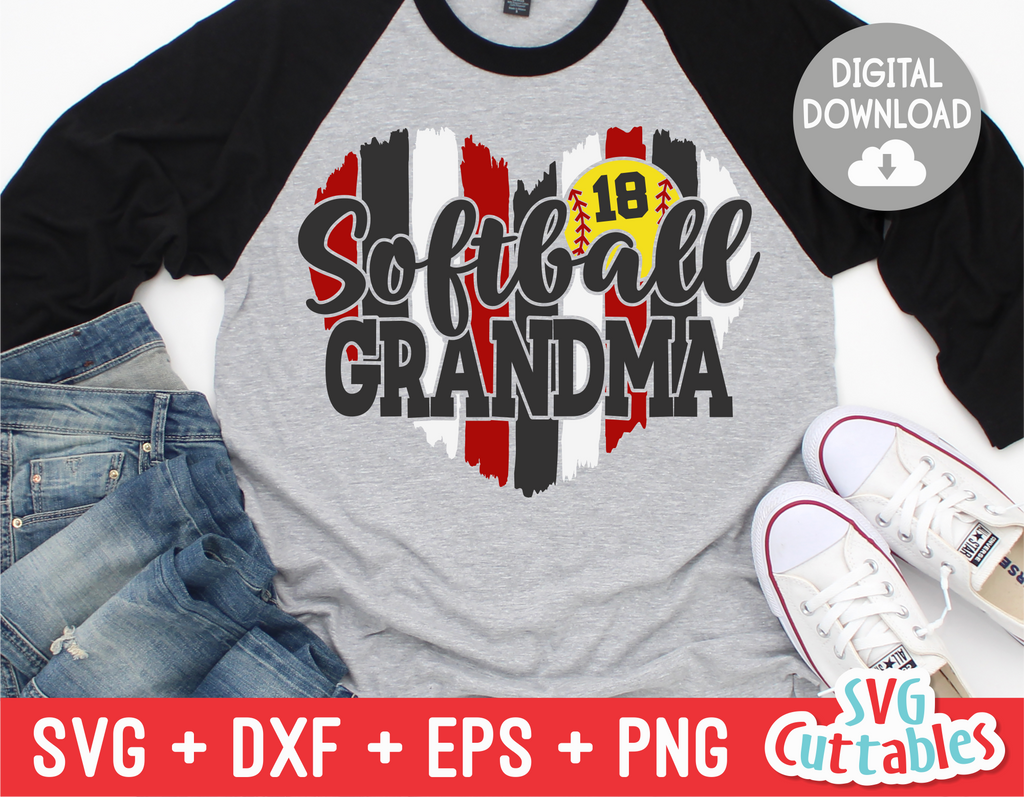Softball Grandma  | SVG Cut File