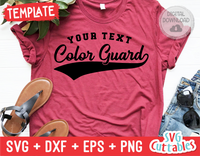 Color Guard Template 0013 | SVG Cut File