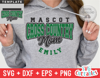 Cross Country Template 0013 | SVG Cut File