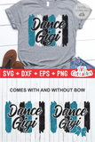 Dance Gigi Brush Strokes | SVG Cut File