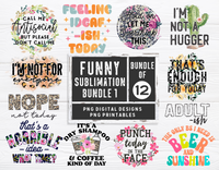 Funny Sublimation PNG Bundle