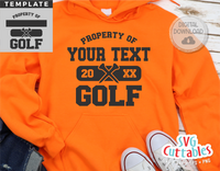 Golf Template 0013 | SVG Cut File