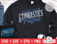Gymnastics Papa | Template 0013 | SVG Cut File