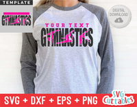 Gymnastics Template 0027 | SVG Cut File