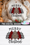 Merry Christmas Trees | Sublimation PNG
