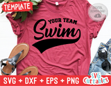 Swim Template 0013 | SVG Cut File