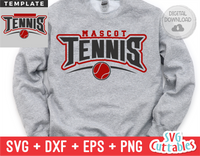 Tennis Template 0013 | SVG Cut File
