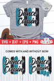 Dance Cousin Brush Strokes | SVG Cut File