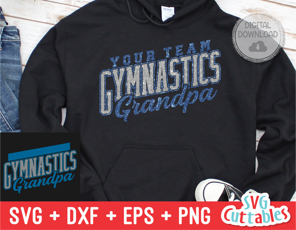 Gymnastics Template 0014 | SVG Cut File
