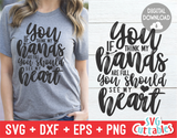 If You Think My Hands Are Full | Mother's Day SVG Cut File