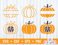 Pumpkins set of 6 | Autumn | Fall Cut File