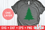 Christmas Tree with Sweater Print | Cut File