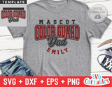 Color Guard Template 0015 | SVG Cut File