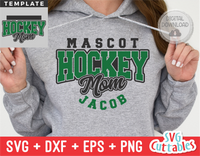 Hockey Template 0015 | SVG Cut File