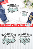 World's Greatest Mom | Mommy and Me SVG