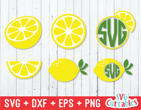 Lemon Set | Summer | SVG Cut File
