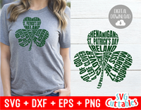 St. Patrick's Day Word Art Cut File