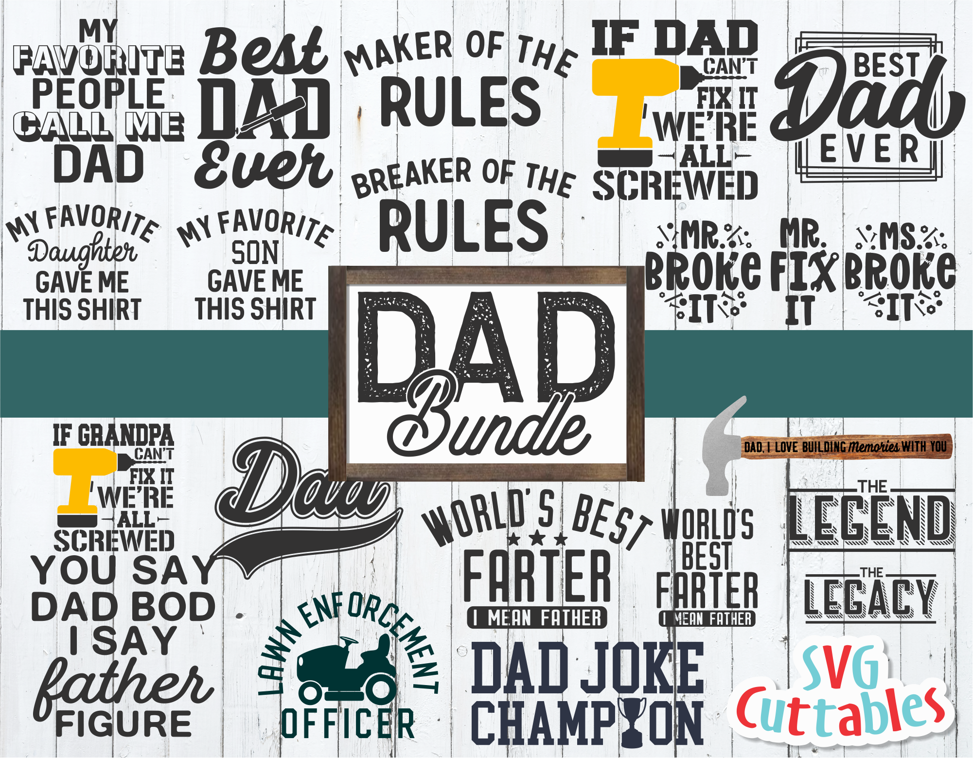 Dad Quotes SVG Bundle, SVG Funny Quotes, Printable ,dad svg, fathers day svg  bundle, fathers day