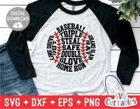 Baseball Word Art | SVG Cut File