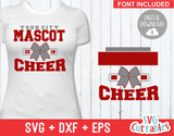 Cheer svg Template 0017, svg cut file