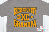 Cross Country Grandpa | SVG Cut File