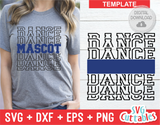 Dance Team | Dance Template 0018 | SVG Cut File