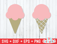 Ice Cream Cone | Summer | SVG Cut File