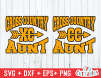 Cross Country Aunt | SVG Cut File