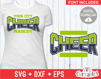 Cheer Template 0019 | SVG Cut File