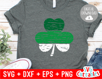 Distressed Shamrock | St. Patrick's Day Cut File