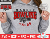 Bowling Mom Template 001 | Bowling SVG