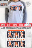 Fastpitch Template 001 | SVG Cut File