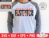 Fastpitch Template 001 | SVG Cut File