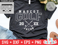 Golf Template 001 | SVG Cut File