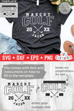 Golf Template 001 | SVG Cut File
