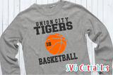Basketball svg Template 001