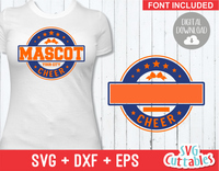 Cheer svg Template 001, svg cut file