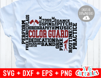 Color Guard Word Art