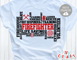 Firefighter Word Art | SVG Cut File