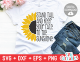 Sunflower Quote | Spring | SVG Cut File