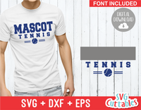 Tennis Template 001, svg cut file
