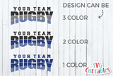Rugby Template 001 | SVG Cut File