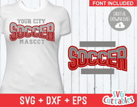 Soccer Template 001 | SVG Cut File