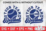 Baseball Template 0020 | SVG Cut File