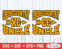 Cross Country Uncle | SVG Cut File