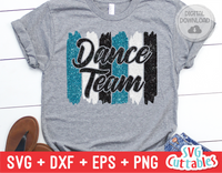 Dance Team Brush Strokes | SVG Cut File