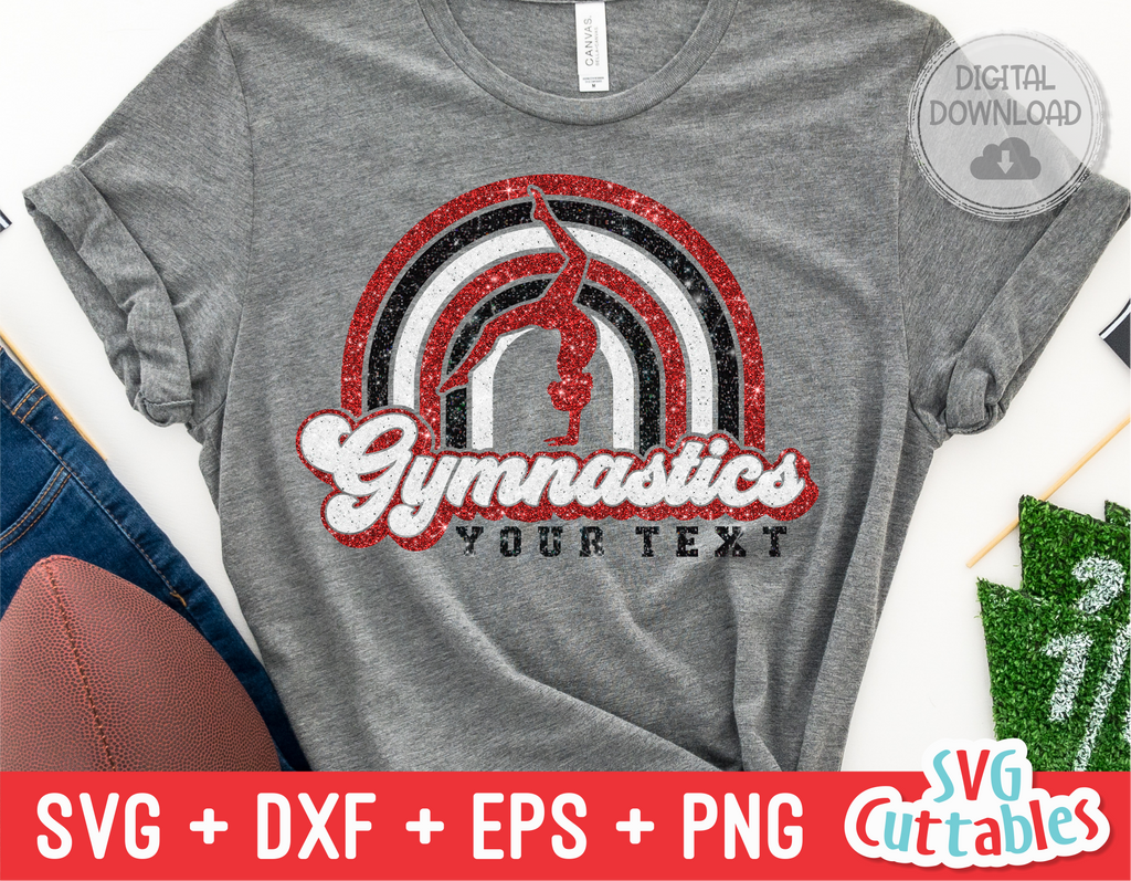 Gymnastics Template 0020 | SVG Cut File