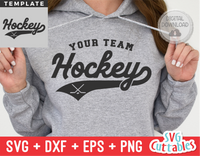 Hockey Template 0020 | SVG Cut File